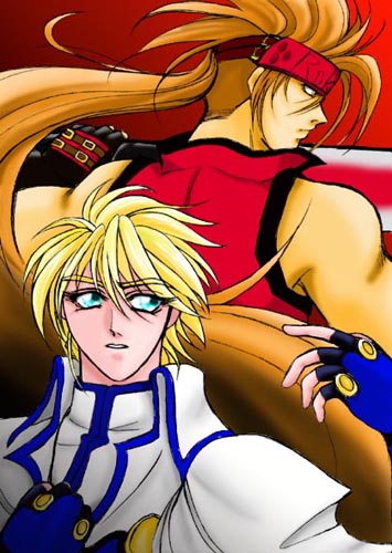 ソル&カイ…ふ…封炎剣…(泣)カイももっと綺麗に描いてあげたい(−−;)